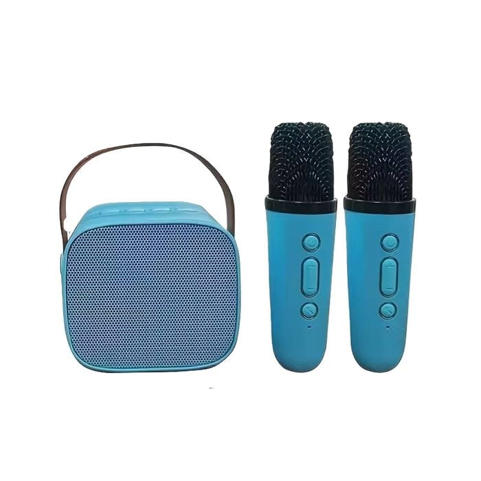 NNETM Mini Portable Karaoke Speaker with Microphones