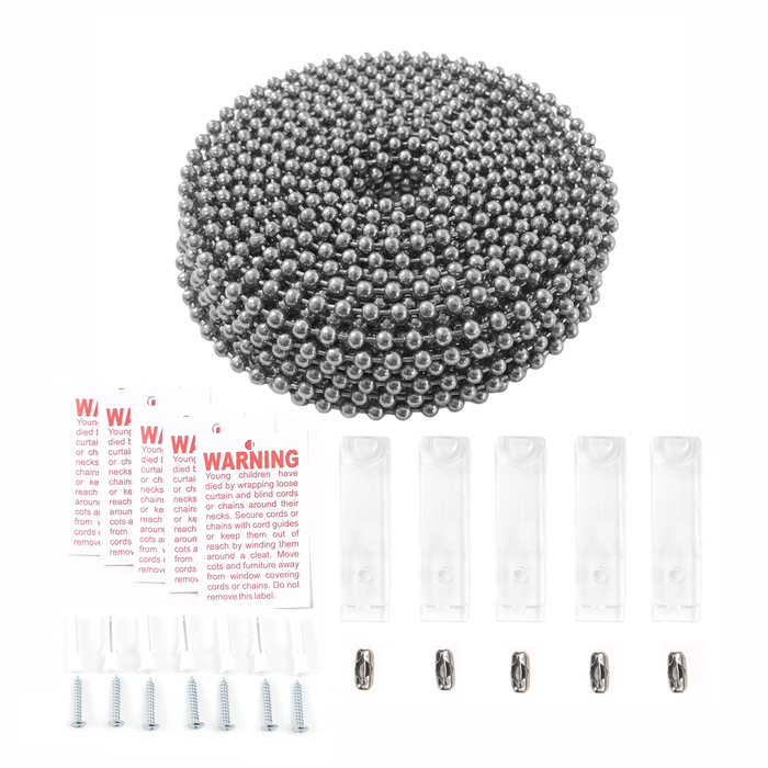 Windoware 12m Stainless Steel Roller Blind Chain Replacement Kit