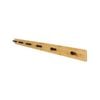 Adoored 6 Black Hook Bamboo Board Bino Deco Hook Rack