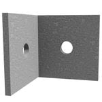 Dunnings 65 x 65 x 65 x 5mm M12 Galvanised Angle Bracket