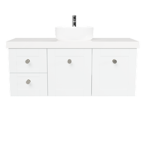 New England Joinery 1200mm Diadem Centre Basin Freedom Top Wall Hung Vanity