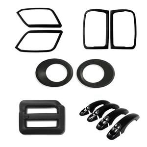 Headlight, Taillight & Door Handle Cover Set For Volkswagen Amarok 2009-2022