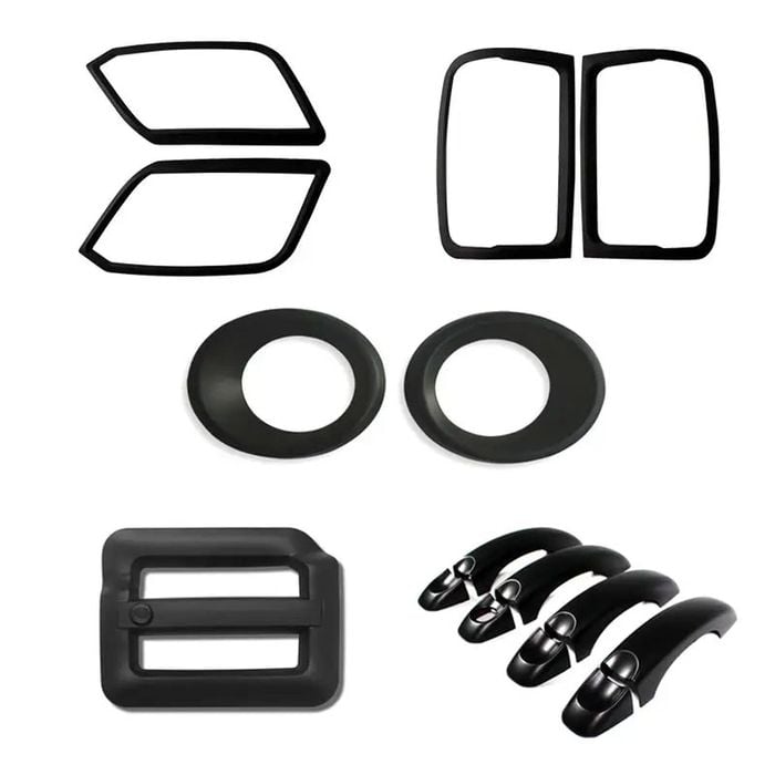Headlight, Taillight & Door Handle Cover Set For Volkswagen Amarok 2009-2022
