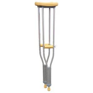 Livingstone Underarm Crutches Aluminium Adjustable 114-134cm 2 Pack