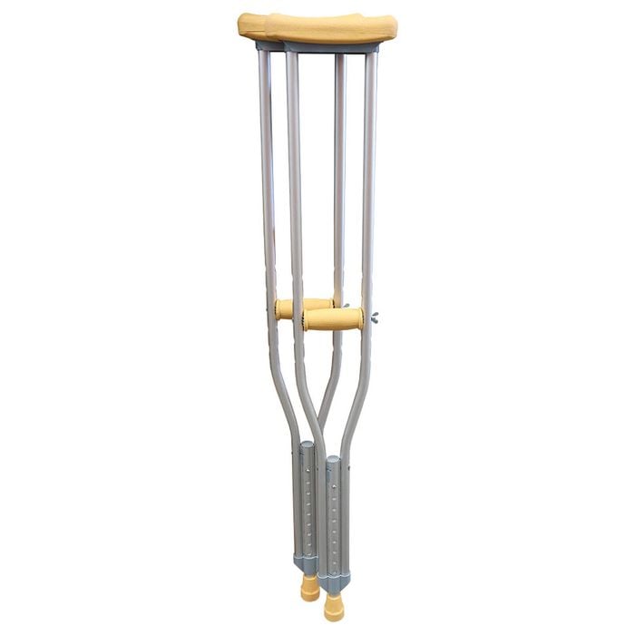 Livingstone Underarm Crutches Aluminium Adjustable 114-134cm 2 Pack