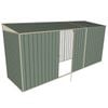 Build-A-Shed 1.2 x 4.5 x 2.0m Skillion Single Hinged Side Door Shed - Green