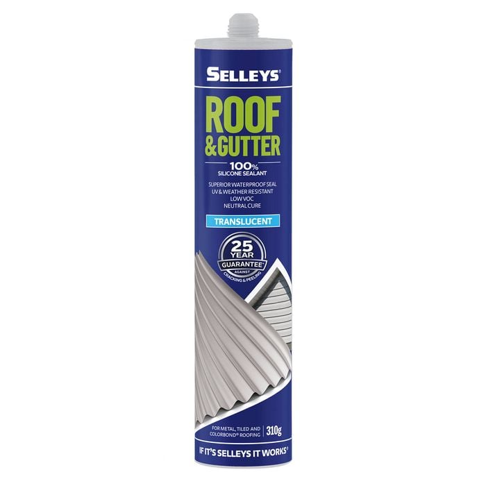 Selleys 310g Roof And Gutter Silicone - Translucent