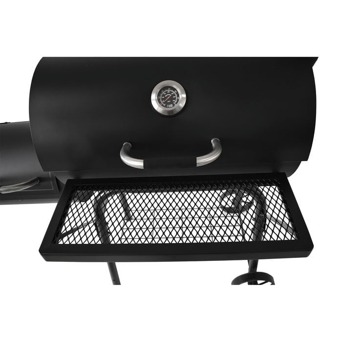 Jumbuck BBQ Smoker with Offset Sidebox