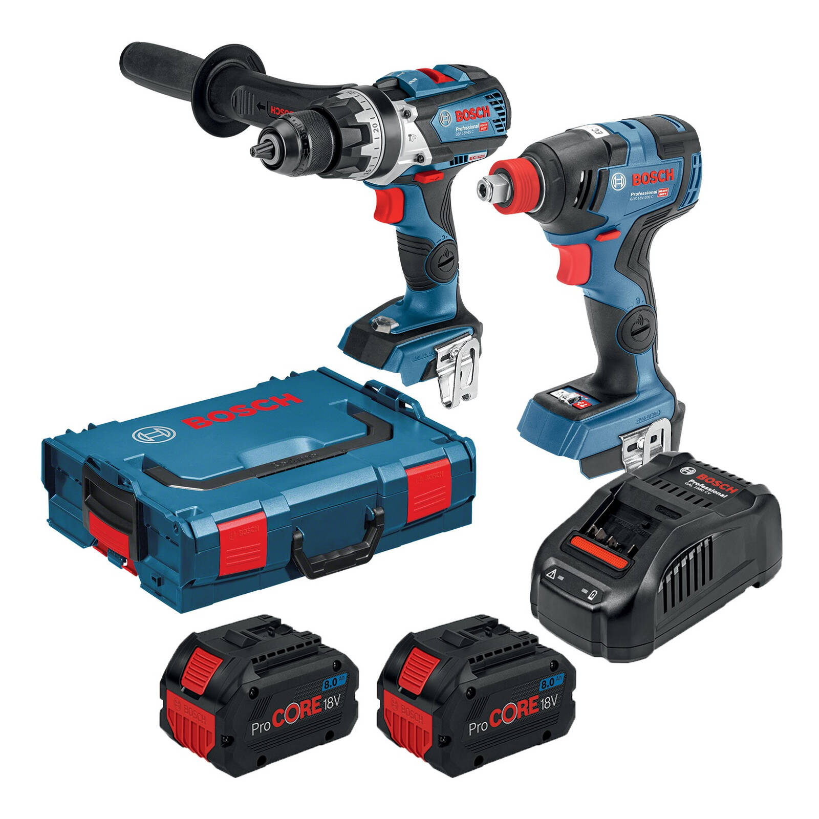 Bosch 18V Professional 2 Piece ProCORE18V Brushless Combo Kit 0615990L24 Bunnings New Zealand