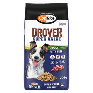 CopRice Drover Dog Food All Natural Beef Vitamins and Minerals 20kg