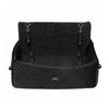 PaWz Large Dog Car Seat Booster Plush Dual-Side Portable Travel Bed Black