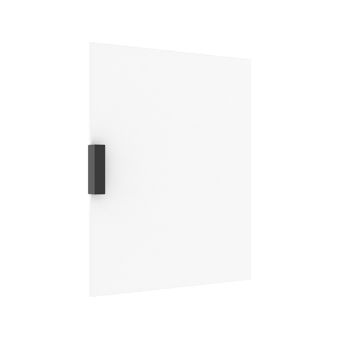 Lugna 768 x 600 x 16mm White Right Hand Door - White 600mm