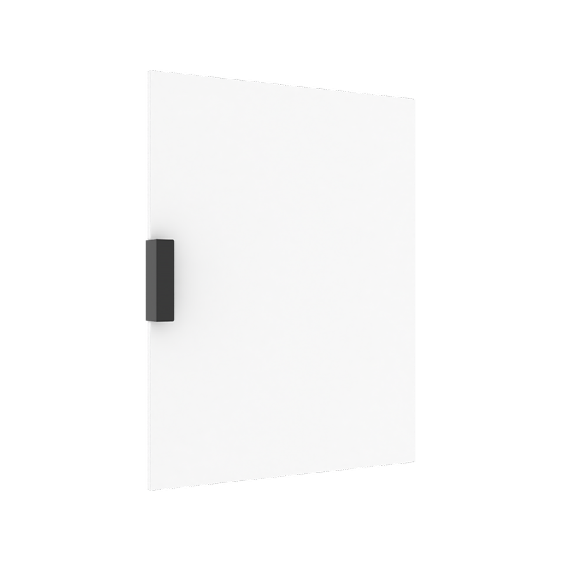 Lugna 768 x 600 x 16mm White Right Hand Door - White 600mm