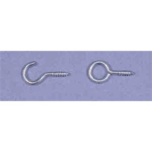 Windoware Shower Curtain Accessory Hook & Eyes 20pk