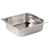 Vogue Stainless Steel Gastronorm Tray 1/2 Gn 150mm Deep 9l Commercial Kitchen Storage