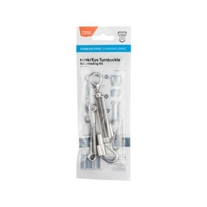 Taskmaster 5mm 316 Stainless Steel Hook/Eye Turnbuckle Balustrade Kit