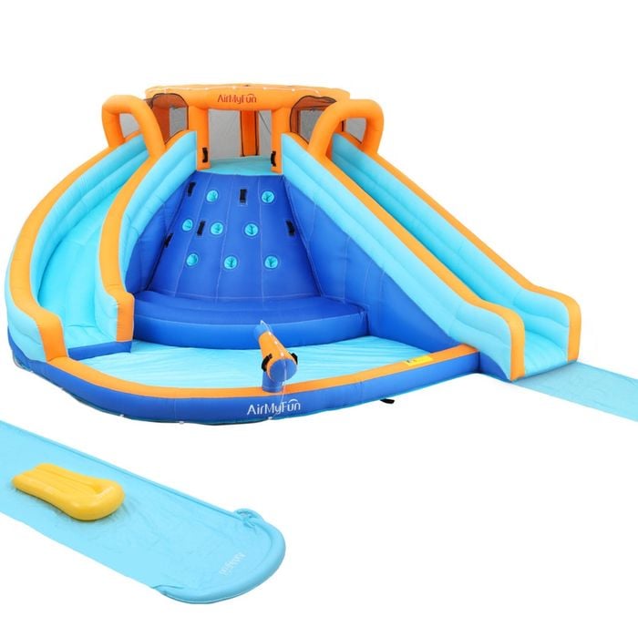 AirMyFun Kids Inflatable Pool  Double Slide Park Jumping Castle 465X390CM