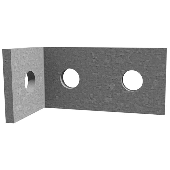 Dunnings 40 x 80 x 40 x 5mm M12 Galvanised Angle Bracket