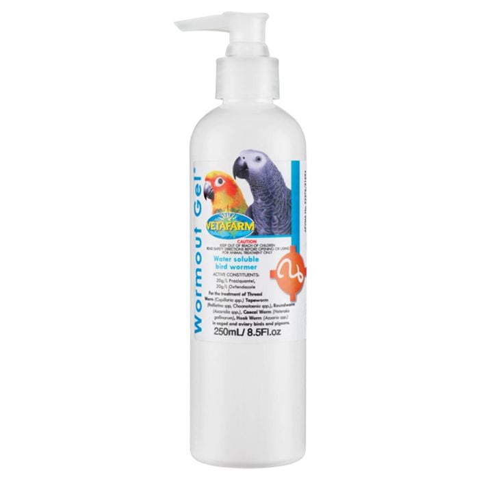 Vetafarm Wormout Gel All Wormer For Birds & Pigeon 250ml
