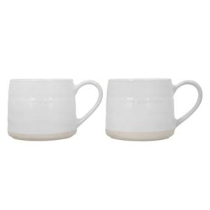 Mikasa Stoneware 2pc 380ml Cosy Mug I Love You