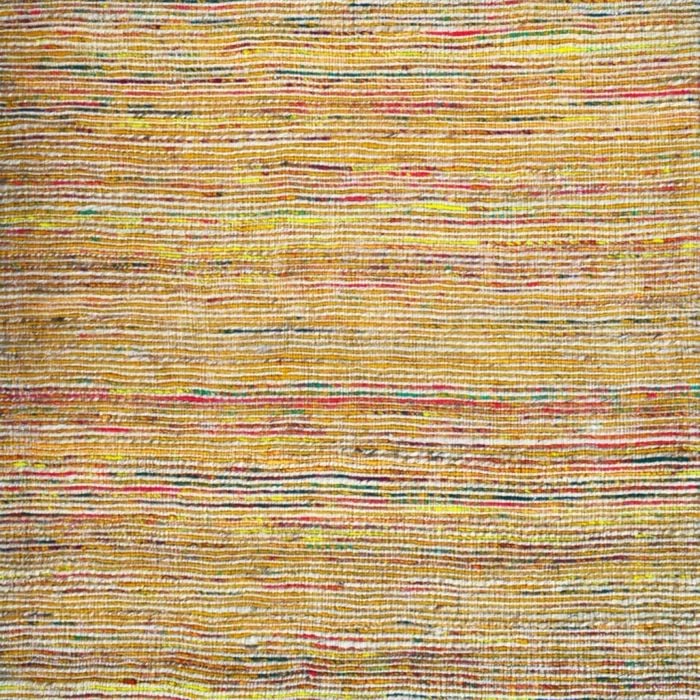 Trendy Handwoven Jute & Silk Rug - Stripe 6001 - Natural/gold - 160x230cm