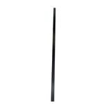 ProtectorAl 50 x 50 x 1800mm Black In-ground Pool And Garden Fence Post With Cap