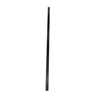 ProtectorAl 50 x 50 x 1800mm Black In-ground Pool And Garden Fence Post With Cap