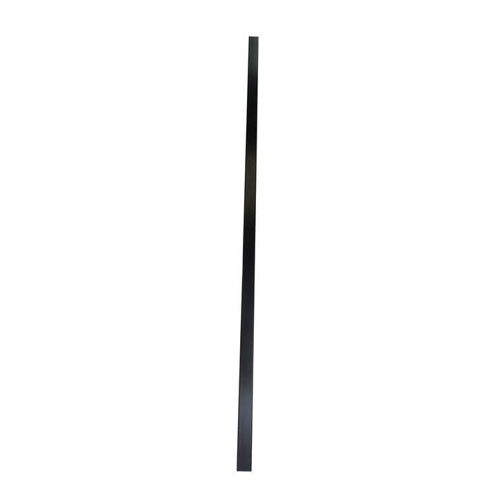 ProtectorAl 50 x 50 x 1800mm Black In-ground Pool and Garden Fence Post with Cap