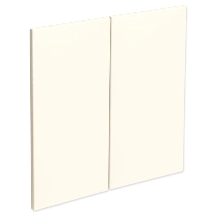 Kaboodle 600mm Antique White Modern Rangehood Cabinet Doors - 2 Pack - Antique White 600mm