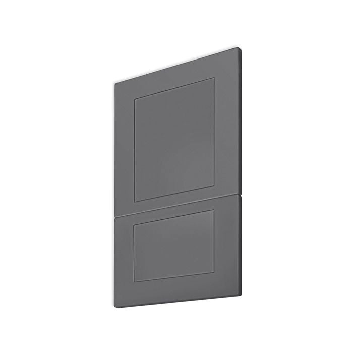Kaboodle 400mm Grey Fig Alpine Waste Bin Panel - 2 Pack