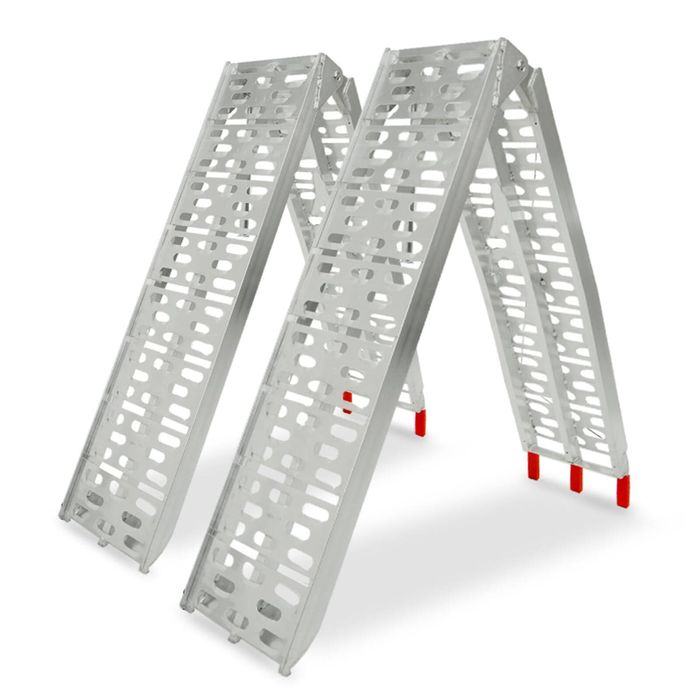 Kartrite 2x Aluminium 2300 x 280mm Heavy Duty Folding Loading Ramps