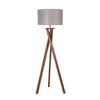 Lexi Lighting Easel Floor Lamp - Walnut