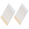 25pk Durable Scanfix 3x100cm Label Strip Self-adhesive Labelling Sticker White