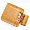 SplendidLiving Bamboo Cheese Board & Knife Set