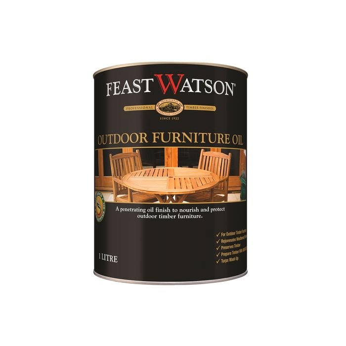 Feast Watson 1L Clear Outdoor Furniture Oil