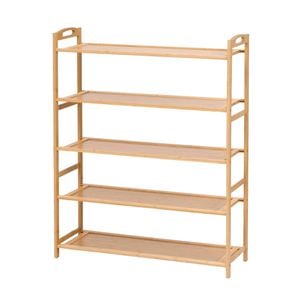5 Tier Artiss Shoe Storage Rack Bamboo