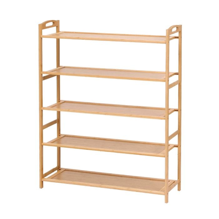 5 Tier Artiss Shoe Storage Rack Bamboo