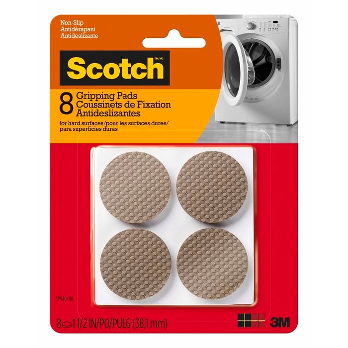 Scotch® 38.1mm Brown Gripping Pads - 8 Pack