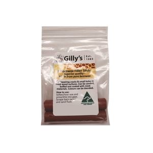 Gilly's Red Brown Beeswax Filler Sticks - 2 Pack