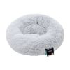 Paws and Claws Round Bed Small 50x50x15cm Super Plush Washable Assorted