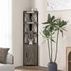 Costway 6-tier Corner Bookcase Shelf Display Storage Rack