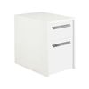 Maestro Furniture Sheridan 2-Drawer Mobile Pedestal Filing Cabinet - White