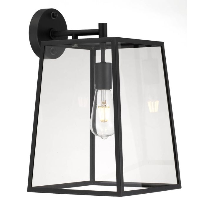 Telbix Black Cantena 25 Exterior Wall Bracket