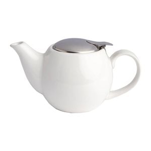 Olympia Teapot Cafe White 510ml 1 Pack Commercial Kitchen Tableware