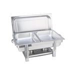 SOGA Double Tray Stainless Steel Chafing Catering Dish Food Warmer