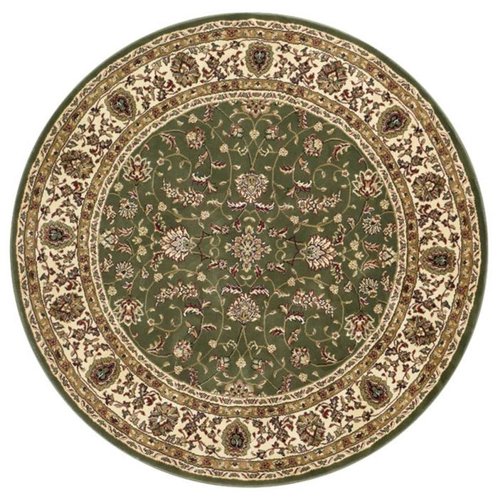 Adelaide 79 200x200 Green Round Rug