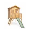 Hide & Seek Kids Raised Herbie Cubby House with Slide - Sage