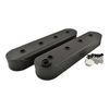 Calflow Black Fabricated Aluminium LS Valve Covers, without Coil Mounts, Chev, Holden, HSV