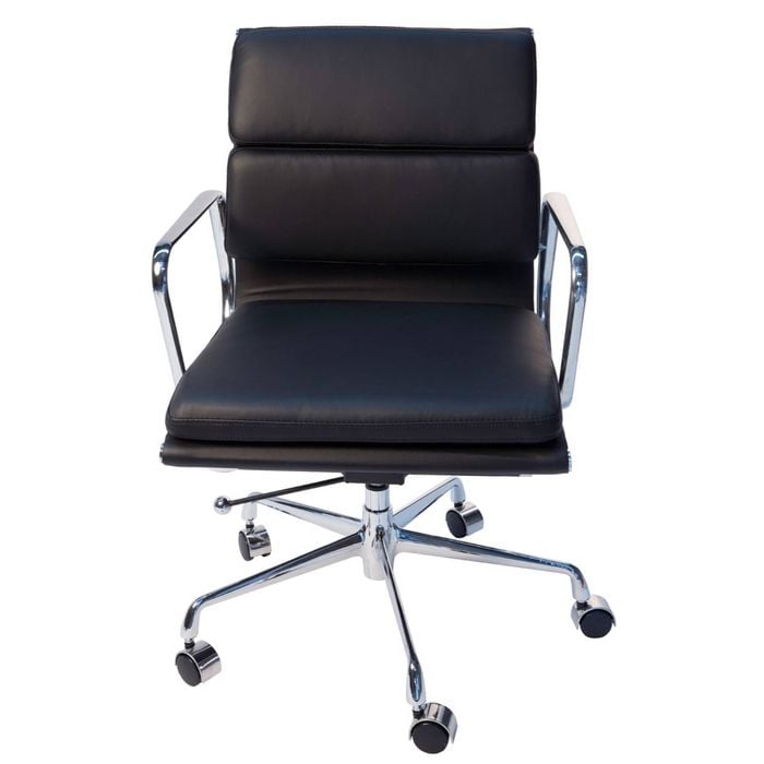 Sk Designer Living | Replica Eames Mid Back Soft Pad Management Desk / Office Chair - Black