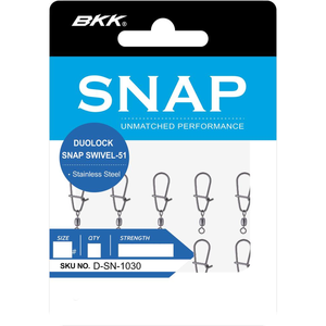 BKK 51 Heavy Duty Duolock Fishing Snap With Swivel 00
